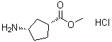 Methyl cis-3-aminocyclopentanecarboxylate hydrochloride molecular structure (CAS 222530-29-2)