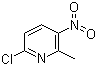 structure of CAS# 22280-60-0, 6-Chloro-2-methyl-3-nitropyridine;6-Chloro-3-nitro-2-picoline