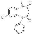 结构式 CAS# 22316-47-8, 服利宁