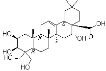 结构式 CAS# 22327-82-8, 桔梗皂苷元