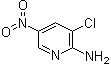 结构式 CAS# 22353-35-1, 2-氨基-3-氯-5-硝基吡啶
