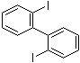structure of CAS# 2236-52-4, 2,2'-Diiodobiphenyl;2,2'-Diiodo-1,1'-biphenyl