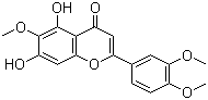 structure of CAS# 22368-21-4, Eupatilin;2-(3,4-Dimethoxyphenyl)-5,7-dihydroxy-6-methoxychromen-4-one