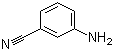 structure of CAS# 2237-30-1, 3-Aminobenzonitrile;m-Cyanoaniline; 3-Cyanoaniline