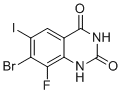 structure of CAS# 2241721-74-2, 7-Bromo-8-fluoro-6-iodoquinazoline-2,4(1H,3H)-dione