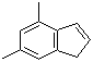 structure of CAS# 22430-64-4, 4,6-Dimethylindene;4,6-Dimethyl-1H-indene