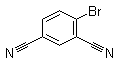 4-溴-1,3-苯二甲腈分子结构 (CAS 22433-89-2)