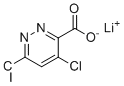 structure of CAS# 2245238-80-4, Lithium 4,6-Dichloropyridazine-3-carboxylate