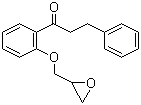 结构式 CAS# 22525-95-7, 2'-(2,3-环氧丙氧基)-3-苯基苯丙酮