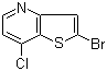 结构式 CAS# 225385-05-7, 2-溴-7-氯噻吩并[3,2-b]吡啶