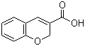 结构式 CAS# 22649-28-1, 2H-苯并吡喃-3-甲酸