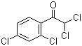 structure of CAS# 2274-66-0, 2,2,2',4'-Tetrachloroacetophenone
