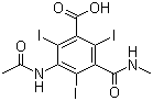 碘他拉酸分子结构 (CAS 2276-90-6)