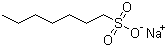 structure of CAS# 22767-50-6, Sodium 1-heptanesulfonate;1-Heptanesulfonic acid sodium salt