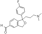 1-[3-(Dimethylamino)propyl]-1-(4-fluorophenyl)-1,3-dihydro-5-isobenzofurancarboxaldehyde molecular structure (CAS 227954-87-2)