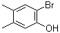 2-溴-4,5-二甲基苯酚分子结构 (CAS 22802-39-7)
