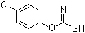 structure of CAS# 22876-19-3, 5-Chlorobenzooxazole-2-thiol;5-Chloro-2-mercaptobenzoxazole; 5-Chloro-1,3-benzoxazole-2-thiol