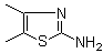 4,5-二甲基-2-噻唑胺分子结构 (CAS 2289-75-0)