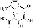 structure of CAS# 229177-52-0, (1S-cis)-4-Amino-2-cyclopentene-1-methanol D-hydrogen tatrate;(1S,4R)-4-Amino-2-cyclopentene-1-methanol (2S,3S)-2,3-dihydroxybutanedioate (1:1) salt