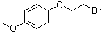 1-(2-溴乙氧基)-4-甲氧基苯分子结构 (CAS 22921-76-2)