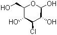 3-氯-3-脱氧-D-葡萄糖分子结构 (CAS 22933-89-7)