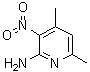 2-Amino-4,6-dimethyl-3-nitropyridine molecular structure (CAS 22934-23-2)