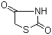结构式 CAS# 2295-31-0, 2,4-噻唑烷二酮