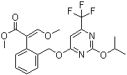 结构式 CAS# 229977-93-9, 嘧螨酯