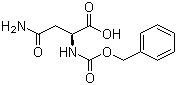 结构式 CAS# 2304-96-3, N-苄氧羰基-L-天冬酰胺; CBZ-L-天冬酰胺