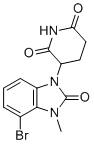 structure of CAS# 2304754-51-4, 3-(4-Bromo-3-methyl-2-oxo-2,3-dihydro-1h-benzo[d]imidazol-1-yl)piperidine-2,6-dione