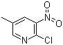 structure of CAS# 23056-40-8, 2-Chloro-5-methyl-3-nitropyridine;2-Chloro-3-nitro-5-picoline