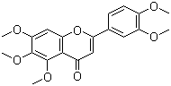 structure of CAS# 2306-27-6, Sinensetin;5,6,7,3',4'-Pentamethoxyflavone
