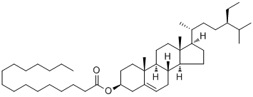 Sitosteryl palmitate molecular structure (CAS 2308-85-2)