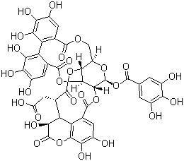 结构式 CAS# 23094-71-5, 诃子鞣酸