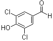 structure of CAS# 2314-36-5, 3,5-Dichloro-4-hydroxybenzaldehyde;NSC 31590; Nipaguard DCHB 30