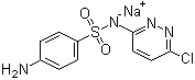 structure of CAS# 23282-55-5, Sulfachloropyridazine sodium;Sodium N-(6-chloropyridazin-3-yl)sulphanilamidate