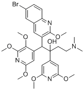 structure of CAS# 2332841-25-3, TBAJ-876;(1R,2S)-1-(6-bromo-2-methoxyquinolin-3-yl)-2-(2,6-dimethoxypyridin-4-yl)-4-(dimethylamino)-1-(2,3,6-trimethoxypyridin-4-yl)butan-2-ol