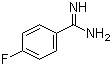 structure of CAS# 2339-59-5, 4-Fluorobenzamidine;4-Fluorobenzenecarboximidamide