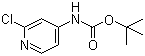 结构式 CAS# 234108-73-7, 4-(N-叔丁氧羰基氨基)-2-氯吡啶