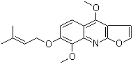 structure of CAS# 23417-92-7, 7-Prenyloxy-gamma-Fagarine