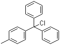 structure of CAS# 23429-44-9, 4-Methyltrityl chloride;4-Methyltriphenylmethyl chloride