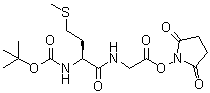 1-[[N-[N-[(1,1-Dimethylethoxy)carbonyl]-L-methionyl]glycyl]oxy]-2,5-pyrrolidinedione molecular structure (CAS 23446-04-0)