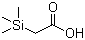 三甲基硅乙酸分子结构 (CAS 2345-38-2)