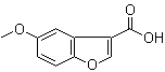 5-Methoxybenzo[b]furan-3-carboxylic acid molecular structure (CAS 23455-49-4)