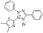 Thiazolyl Blue tetrazolium bromide molecular structure (CAS 2348-71-2)
