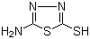 structure of CAS# 2349-67-9, 5-Amino-1,3,4-thiadiazole-2-thiol;2-Amino-5-mercapto-1,3,4-thiadiazole