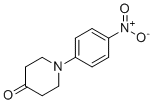 结构式 CAS# 23499-01-6, 1-(4-硝基苯基)哌啶-4-酮