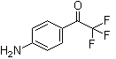 structure of CAS# 23516-79-2, 4'-Amino-2,2,2-trifluoroacetophenone;1-(4-Aminophenyl)-2,2,2-trifluoroethanone; 4-Aminophenyl trifluoromethyl ketone