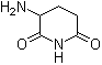 结构式 CAS# 2353-44-8, 3-氨基哌啶-2,6-二酮