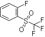 structure of CAS# 2358-41-0, 2-Fluorophenyl trifluoromethyl sulfone;1-Fluoro-2-(trifluoromethylsulfonyl)benzene
